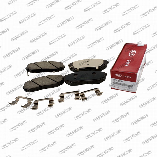 колодки тормозные передние 581013ED02