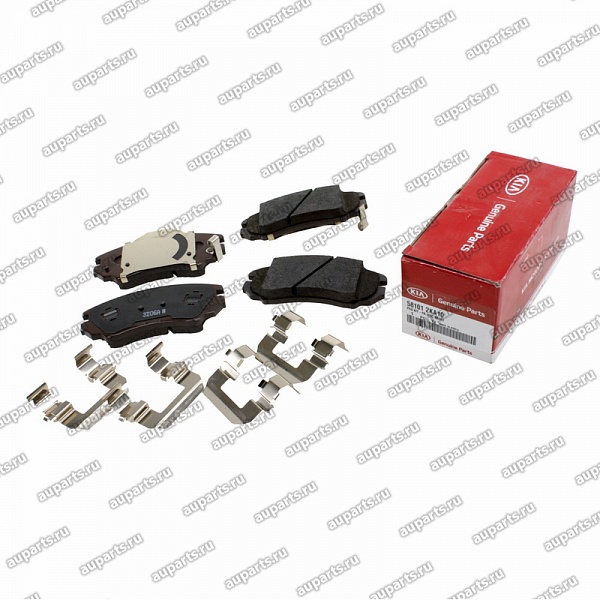 колодки тормозные передние 581012KA10