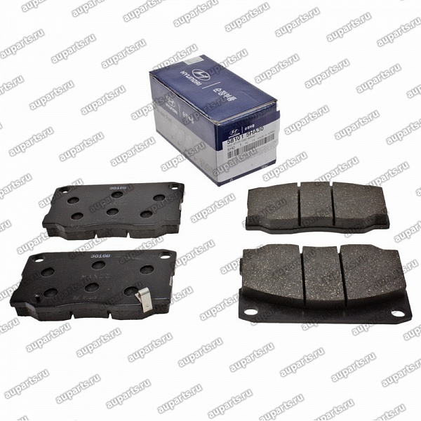 колодки тормозные передние (диск) 581015HA30